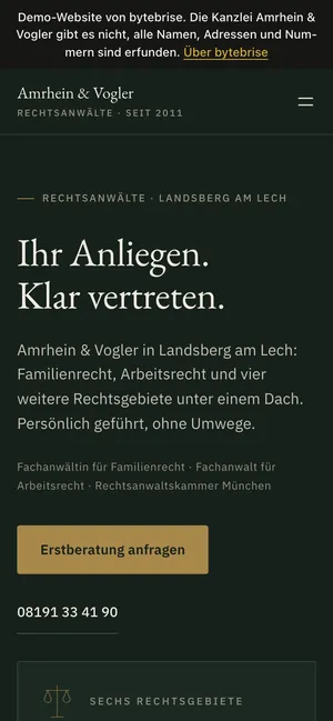 Amrhein & Vogler on a phone