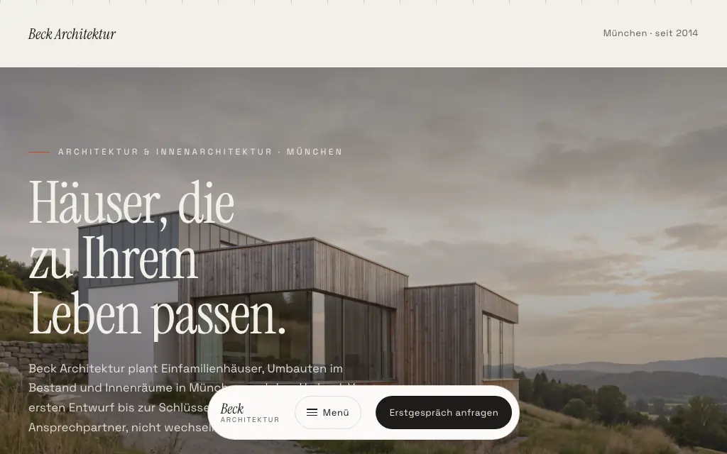 Beck Architektur, Live-Demo