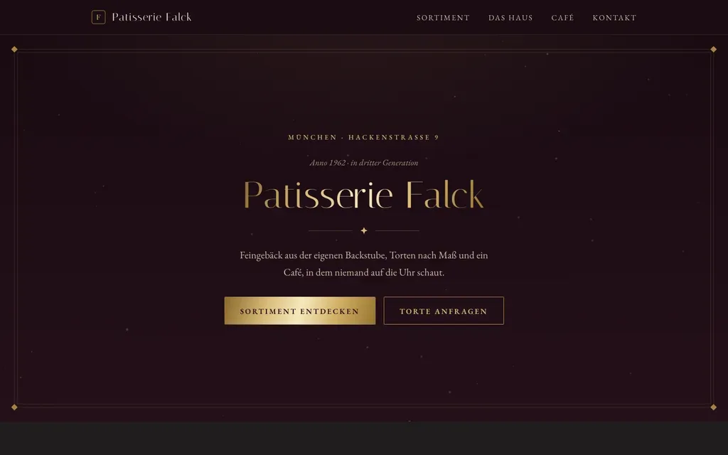 Patisserie Falck, Live-Demo