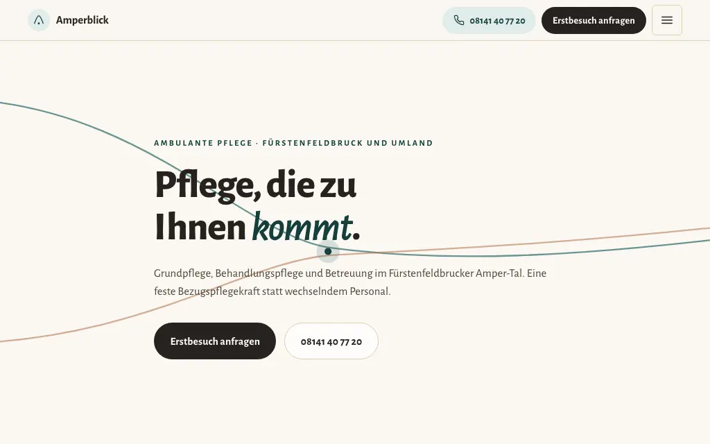 Pflegedienst Amperblick, Live-Demo
