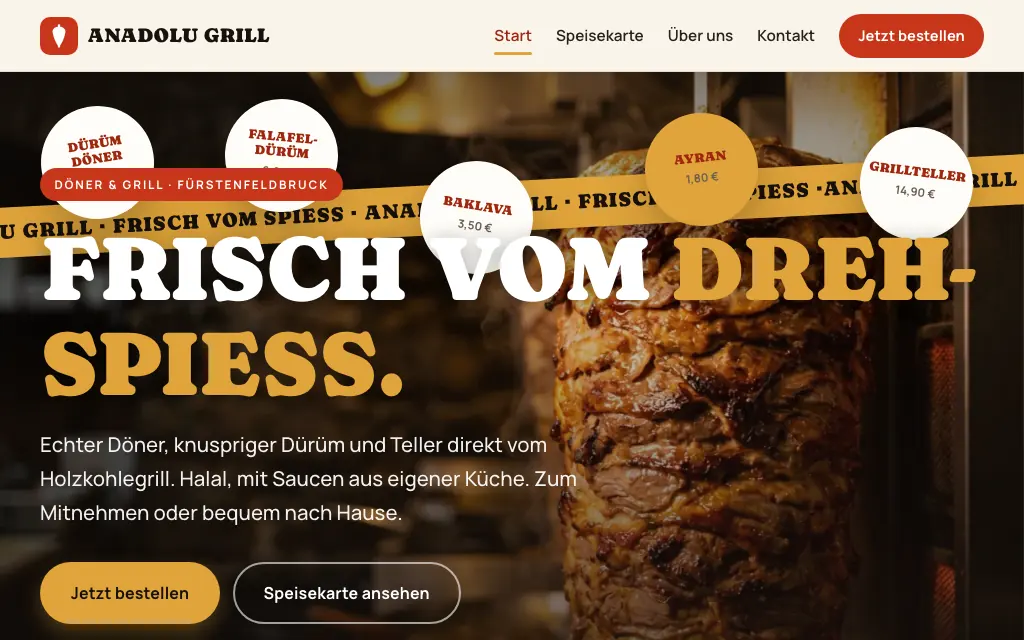 Anadolu Grill, Live-Demo
