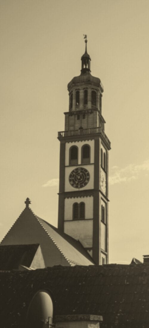 Perlachturm und Rathausplatz, Augsburg