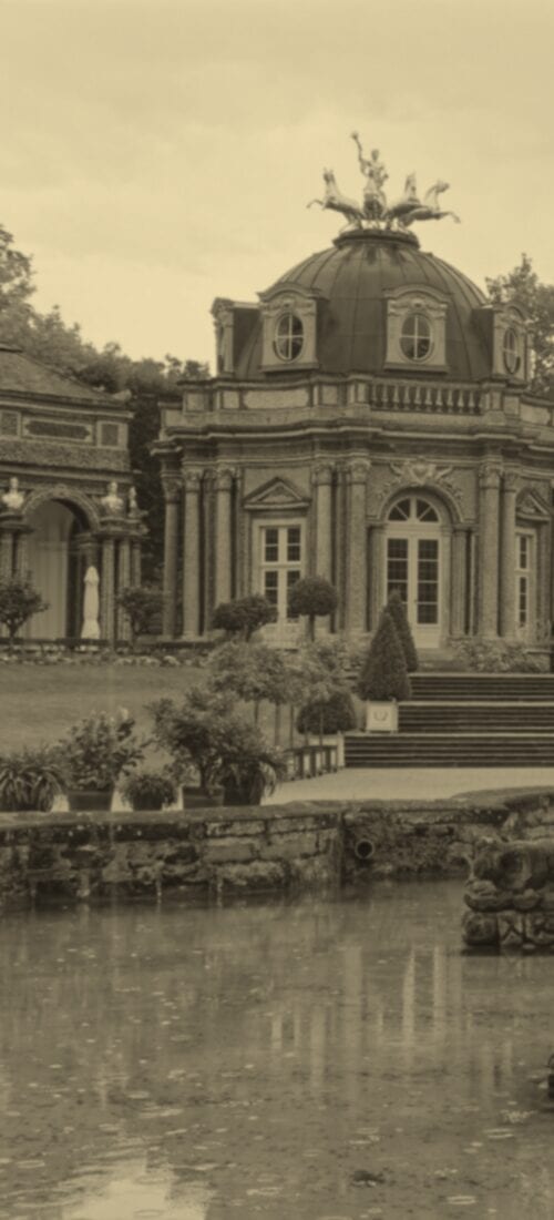 Hofgarten-Pavillon mit Brunnen, Bayreuth