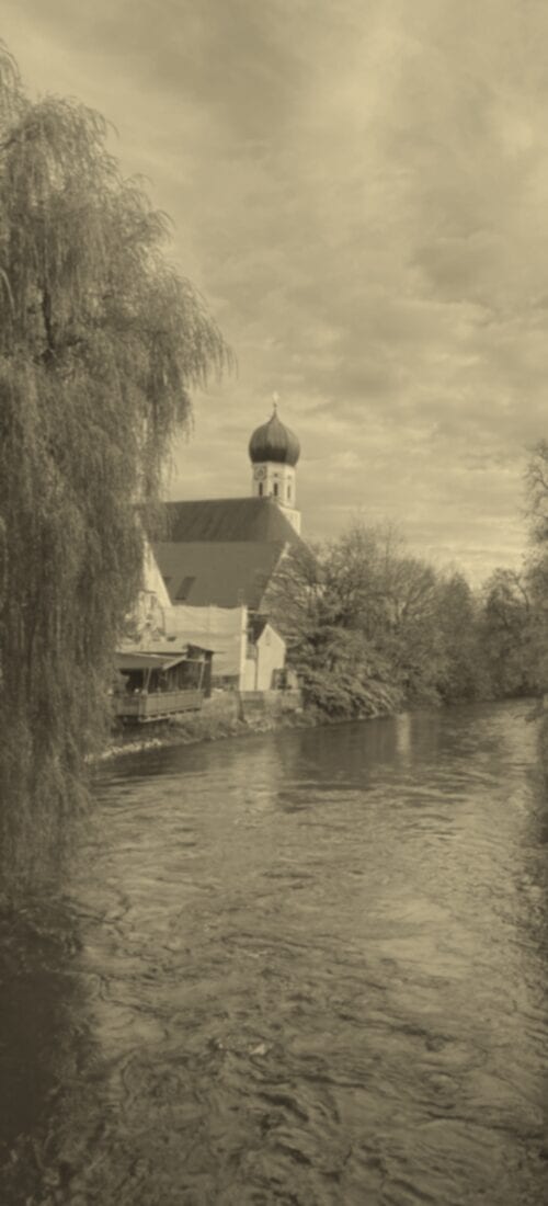 Amper mit Stadtpfarrkirche, Fürstenfeldbruck