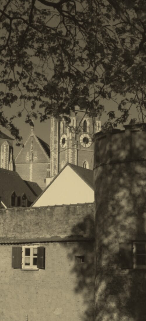 Liebfrauenmünster und Altstadtmauer, Ingolstadt