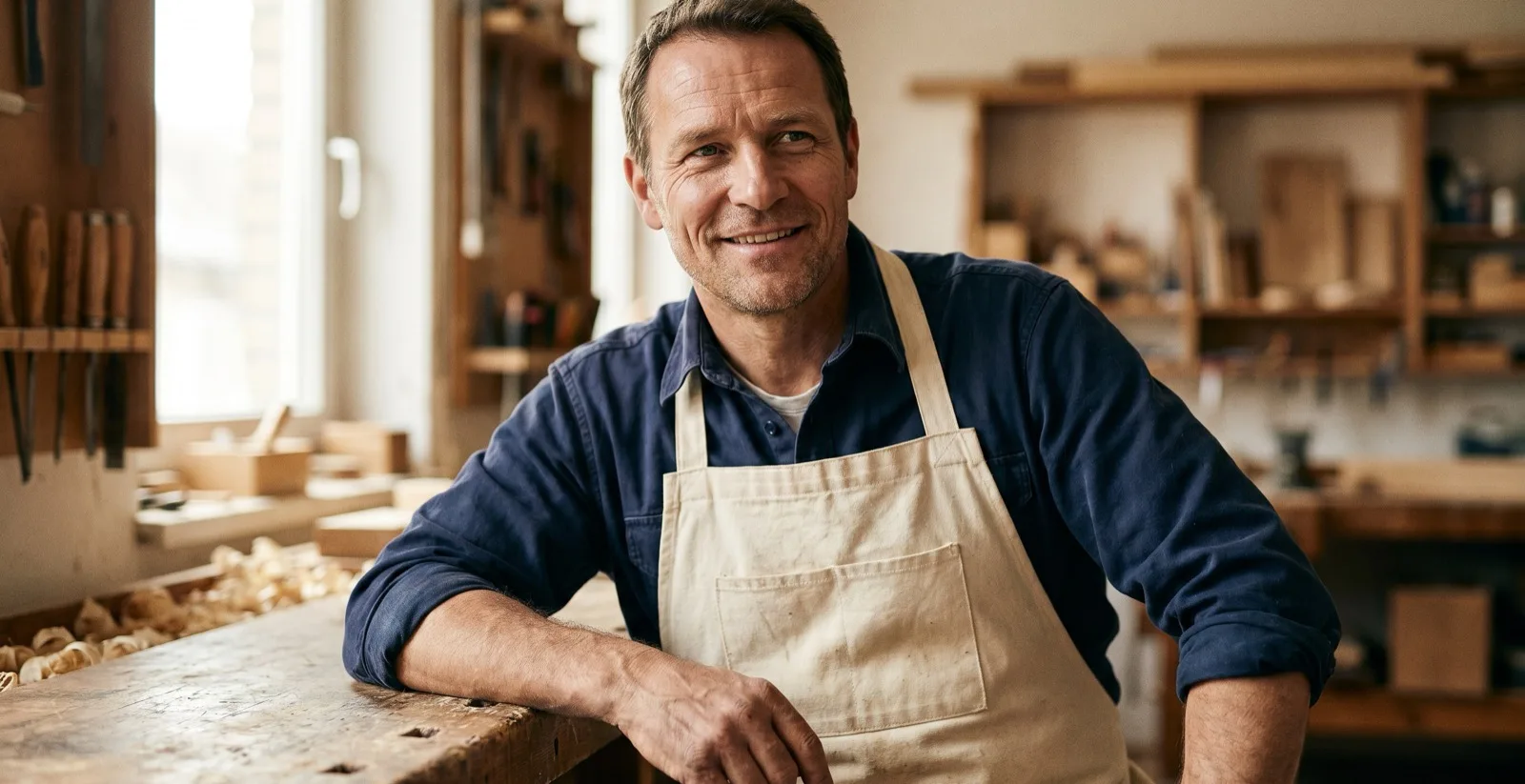 Portrait einer Fachkraft aus dem Handwerksbetrieb-Umfeld, repräsentativ für Augsburg und Umgebung